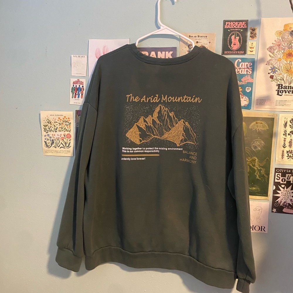 The Arid Mountain Green Sweater